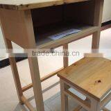 School Furniture School Desk and Chair HXZY067 Wood Desk thumbnail-5