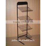 Multi Functional Free Standing Mats Display Rack Manufacturer From China thumbnail-2