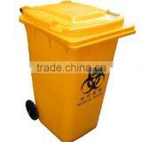 Outdoor 100liter Garbage Bin With Wheels