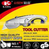 3pcs Trapezoid Blade Zinc Alloy Trimming Utility Cutter Knife