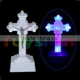 Led light up christian cross manufacturer wholesale