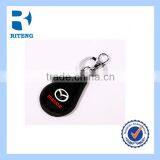 Promotional Silicone Gift Customer Design Keychain for Famous Cars Brand Design