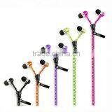 High Quality Zipper Earphone With Mic thumbnail-5