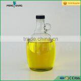 2L Glass Wine Bottle With Handle and Cap thumbnail-1