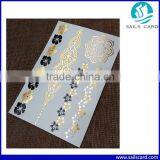Fashionable Design Gold Metallic Tattoo Sticker for Body Art thumbnail-2