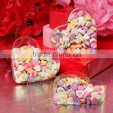 Clear Heart Shaped Plastic Box