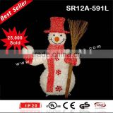 LED large snowman decorations with light