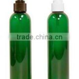 100ML 200ml green pet cylinder Boston shape bottle