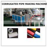 PE Single Wall Corrugated Pipe Machine