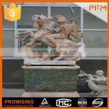 Natural Marble Full Hand Carved Park Use Gravestone Statues thumbnail-4