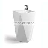 Ceramic Bathroom Pedestal Modern Sink thumbnail-1