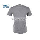 ERKE 100% Cotton Mens Summer Comfortable Round Neck Sports Short Sleeve t Shirt With Fasion Printing Cheap Wholesale thumbnail-2