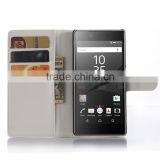 New Products 2016 Luxury Pattern Lychee Phone Cover Phone Case for Sony Xperia z5 Permium Factory Price