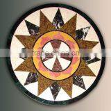 Marble Inlay Flooring , Marble Medallion , Stone Mosaic Medallion