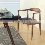 The Kennedy President Election Replica Wood Hans Wegner Chair Designer Wood Dining Chair thumbnail-2