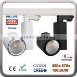 Functional Focous COB LED Track Light Adjustable Muti Beam Angle 10 25 38 Degree Flood Light thumbnail-6