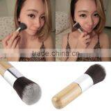 Flat Top Bamboo Buffer Handle Blush Makeup Tool Liquid Foundation Powder Brush thumbnail-4