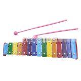 Kids Children Toddler Colorful 15 Note Glockenspiel Educational Musical Instrument Rhythm Band Toy Percussion thumbnail-2