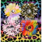 4" Camouflage Gerbera Daisy Flower with Clips
