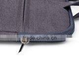 Multifunction Laptop Shoulder Strap Bag Briefcase Premium Denim Fabric 11-15 Inch Notebook Computer for MacBook Case B022845(1) thumbnail-6