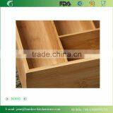 Very Simply 5 Slots Bamboo Drawer Organizer Cutlery Tray thumbnail-5