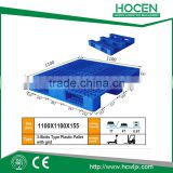 1600*1600 plastic pallet with 9 feet, single faced shipping plastic pallet