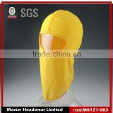 Желтая шапка-бешенка для лыжного спорта