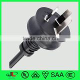 SAA approval 3 pin plug Australia ac power cord lead plug