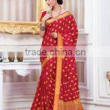 Red Kanchipuram Silk Trendy Saree thumbnail-1