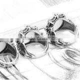 Custom Design Punk Blue Red 316L Evil Eyes Ring thumbnail-4