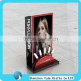 Popular Acrylic Lipstick Stand From China Manufacturer Fashion Design Makeup Lip Gloss Stand With LOGO Display Stand Lipstick