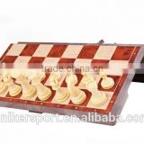 magnetic chess set 2 in 1 folding chess&checker game set
