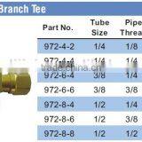 972 Male Branch Tee,Air Brake Fittings for Nylon Tube,Pneumatic Valve thumbnail-4