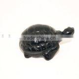 Personalized Handmade Color Painted Decorative Tortoise Polyresin Figurines-Black thumbnail-1