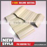 Low Cost 25 Years Guarantee ASA Coated PVC Corrugated Roofing Sheet for Tropical Desert Climate thumbnail-1