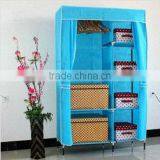 105x45x175cmTwo Doors Portable Cloth Wardrobe, Bedroom Wardrobe Furniture thumbnail-4