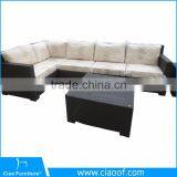 Outdoor Sofa Wicker Sectional Furniture Couch 7pcs Couch With Cushion thumbnail-2