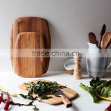 Rounded Edge Teak Cutting Boards