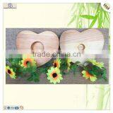 Natures Variety Storage Hole Flower Heart Wooden Ornaments thumbnail-5