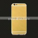 Good Quality Mirror Finish Plated Gold Housing,24K Gold Plated Housing, Gold Plated Back Housing for Iphone6 thumbnail-1