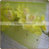 Solid Color Shiny Cheap Organza Fabric Roll For Packing thumbnail-1