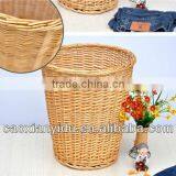 Household Furniture Zakka Storge Basket Wicker Waste Bin Country Style thumbnail-3