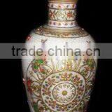 Marble Flower Vase, Decorative Flower Pot, Hand Made Marble Flower Vases, Craft Flower Pot, Flowers Pot, thumbnail-1