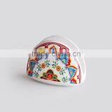 Beatiful White Napkin Holder With Decal thumbnail-1