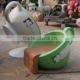 Outdoor Fiberglass Modern Chair thumbnail-1