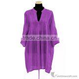 High Quality Silk Dress With Various Colors and Sizes for Women. 100% Handmade in Vietnam thumbnail-2