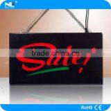 Semi-outdoor Color Changing LED Resin Sign Environmental-friendly LED Open Sign Acrylic Panel LED Display Sign thumbnail-4