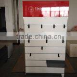 Customized MDF Slatwall Display Stand, Retail Store Slatwall Display Fixture With High Quality thumbnail-2