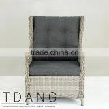 Trieste Wicker Sofa Lounge Chair - Conversation Wicker Furniture Set thumbnail-2