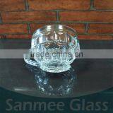 2017 Machinemade Embossed Glass Tea Cup thumbnail-2